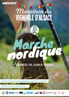 Marathon du Vignoble d'Alsace : marche nordique